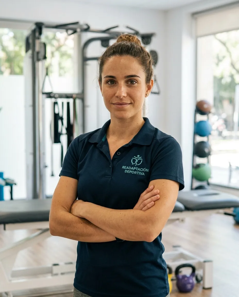 Retrato de Nerea Valdés en su centro de entrenamiento